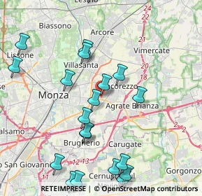 Mappa Concorezzo, 20863 Concorezzo MB, Italia (4.765)