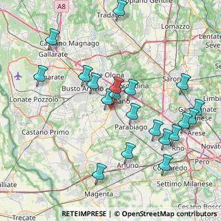 Mappa Via Podgora, 20025 Legnano MI, Italia (8.4725)