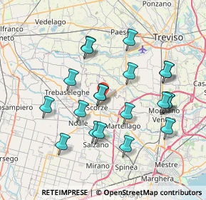 Mappa Via Mario Mazza, 30037 Scorzè VE, Italia (7.188)