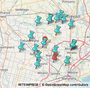 Mappa Via Mario Mazza, 30037 Scorzè VE, Italia (7.419)