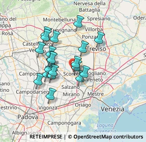 Mappa Via Mario Mazza, 30037 Scorzè VE, Italia (11.3825)