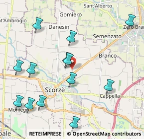 Mappa Via Mario Mazza, 30037 Scorzè VE, Italia (2.34538)