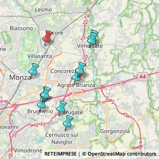 Mappa Via Giuseppe di Vittorio, 20864 Agrate Brianza MB, Italia (3.99545)