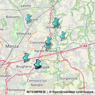 Mappa Via Giuseppe di Vittorio, 20864 Agrate Brianza MB, Italia (3.76923)