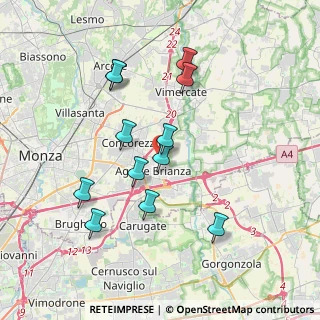 Mappa Via Giuseppe di Vittorio, 20864 Agrate Brianza MB, Italia (3.49667)
