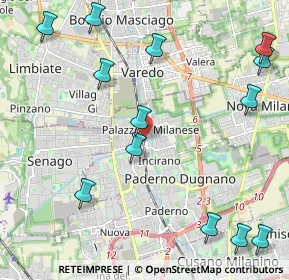 Mappa Via per la Stazione, 20037 Paderno Dugnano MI, Italia (2.75154)