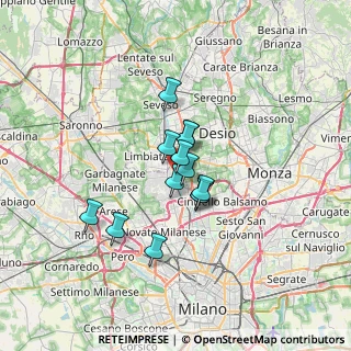 Mappa Via Carlo Farini, 20030 Paderno Dugnano MI, Italia (4.38154)