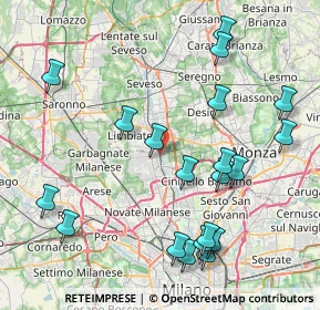 Mappa Via Coti Zelati, 20037 Paderno Dugnano MI, Italia (9.321)