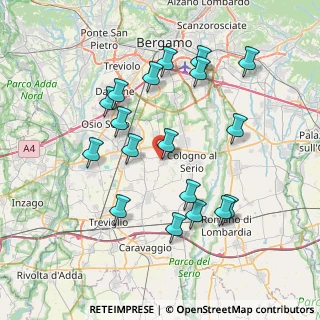 Mappa Via Sant'Antonio, 24050 Spirano BG, Italia (7.63389)
