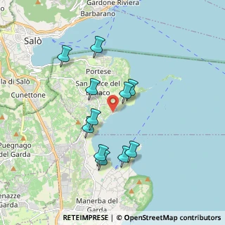 Mappa Via Porto S. Felice, 25010 San Felice del Benaco BS, Italia (1.64455)