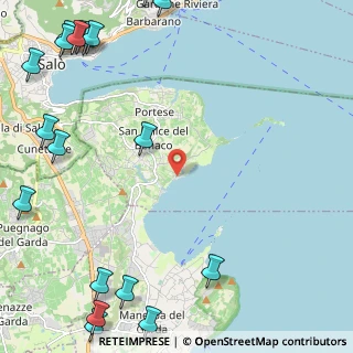 Mappa Via Porto S. Felice, 25010 San Felice del Benaco BS, Italia (3.7125)