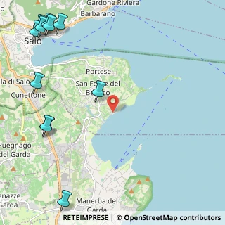 Mappa Via Porto S. Felice, 25010 San Felice del Benaco BS, Italia (3.37364)