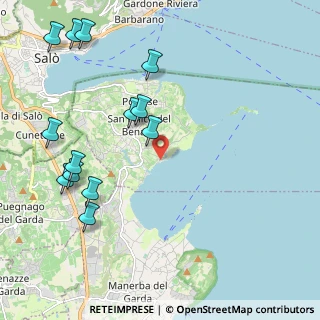 Mappa Via Porto S. Felice, 25010 San Felice del Benaco BS, Italia (2.50231)