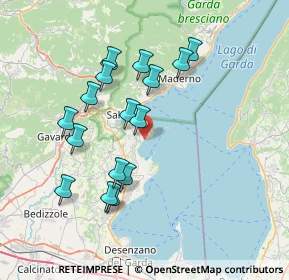 Mappa Via Porto S. Felice, 25010 San Felice del Benaco BS, Italia (6.91875)