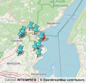 Mappa Via Porto S. Felice, 25010 San Felice del Benaco BS, Italia (6.42545)
