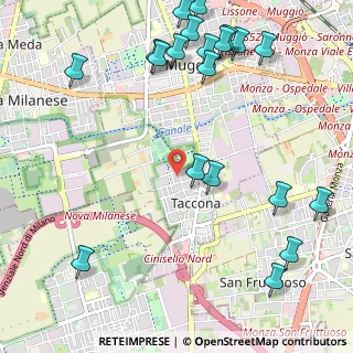 Mappa Via Sondrio, 20835 Muggiò MB, Italia (1.422)