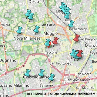 Mappa Via Sondrio, 20835 Muggiò MB, Italia (2.58)