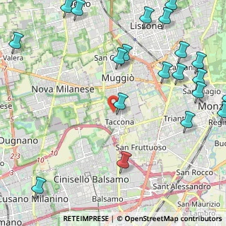 Mappa Via Sondrio, 20835 Muggiò MB, Italia (3.1255)