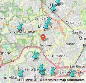 Mappa Via Sondrio, 20835 Muggiò MB, Italia (2.76182)