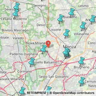 Mappa Via Sondrio, 20835 Muggiò MB, Italia (6.24647)