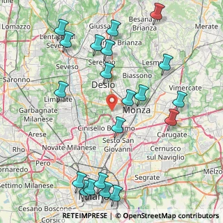 Mappa Via Sondrio, 20835 Muggiò MB, Italia (10.162)