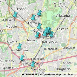 Mappa Via della Minerva, 20900 Monza MB, Italia (1.70571)