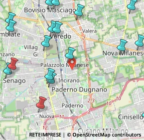 Mappa Via Giustiniano, 20037 Paderno Dugnano MI, Italia (3.058)