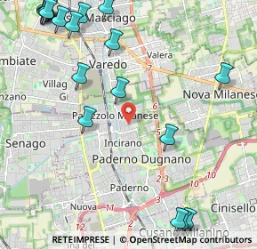 Mappa Via Giustiniano, 20037 Paderno Dugnano MI, Italia (3.06368)