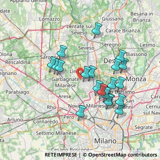 Mappa Via Gramsci, 20030 Senago MI, Italia (7.0425)