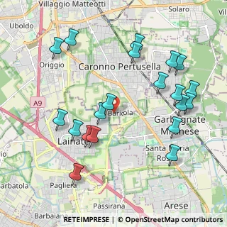 Mappa Via Gioacchino Rossini, 21042 Caronno Pertusella VA, Italia (2.2245)