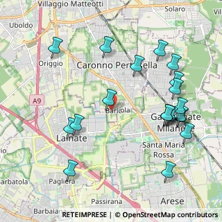 Mappa Via Gioacchino Rossini, 21042 Caronno Pertusella VA, Italia (2.3475)