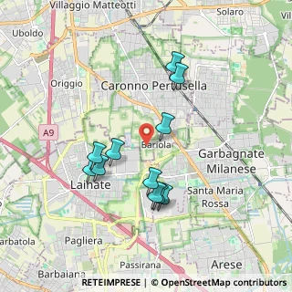 Mappa Via Gioacchino Rossini, 21042 Caronno Pertusella VA, Italia (1.67364)