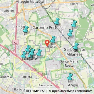 Mappa Via Gioacchino Rossini, 21042 Caronno Pertusella VA, Italia (2.11429)