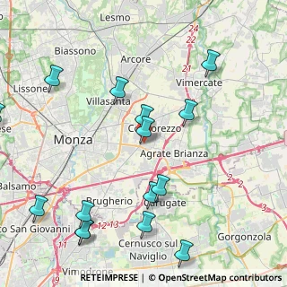 Mappa Via torquato tasso, 20863 Concorezzo MB, Italia (5.14867)