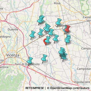 Mappa Via G. Mazzini, 35010 Gazzo PD, Italia (6.4855)