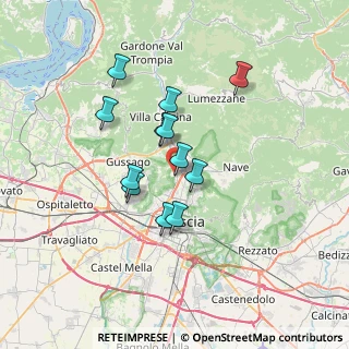 Mappa Via Giuseppe Verdi, 25060 Collebeato BS, Italia (5.44833)