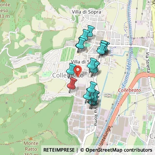 Mappa Via Giuseppe Verdi, 25060 Collebeato BS, Italia (0.361)