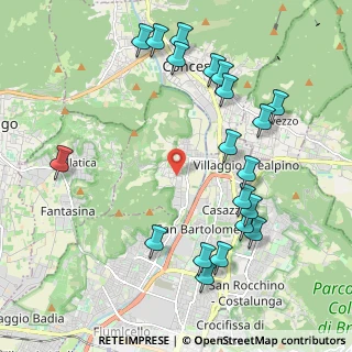 Mappa Via Giuseppe Verdi, 25060 Collebeato BS, Italia (2.356)