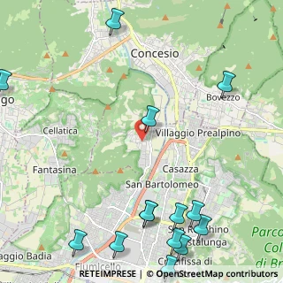 Mappa Via Giuseppe Verdi, 25060 Collebeato BS, Italia (3.215)