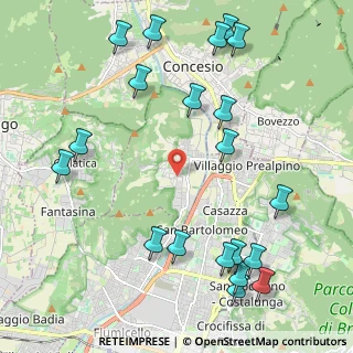 Mappa Via Giuseppe Verdi, 25060 Collebeato BS, Italia (2.6565)