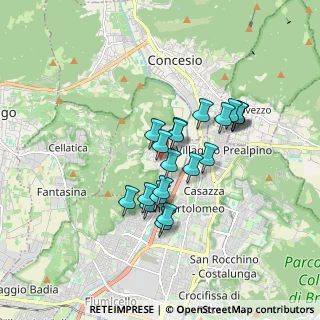 Mappa Via Giuseppe Verdi, 25060 Collebeato BS, Italia (1.3485)