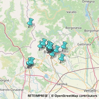 Mappa Via Ubertalli Romolo, 13900 Biella BI, Italia (9.042)