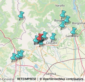 Mappa VIA GIUSEPPE MAZZINI, 13845 Ronco Biellese BI, Italia (13.44267)