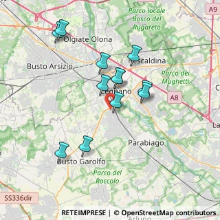 Mappa Via Hiroshima, 20025 Legnano MI, Italia (3.32333)