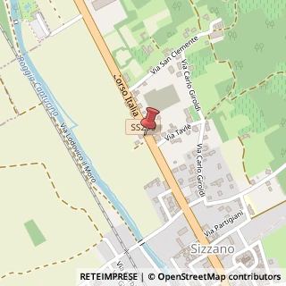 Mappa Corso Italia, 53, 28070 Sizzano, Novara (Piemonte)