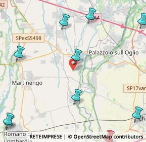 Mappa Via Giovanni Amendola, 24050 Palosco BG, Italia (7.08308)