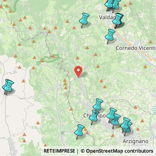 Mappa Via del Motto, 36070 San Pietro Mussolino VI, Italia (7.059)
