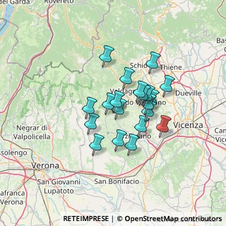 Mappa Via del Motto, 36070 San Pietro Mussolino VI, Italia (10.0115)