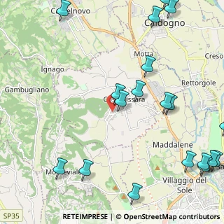 Mappa Via Firenze, 36030 Costabissara VI, Italia (3.138)
