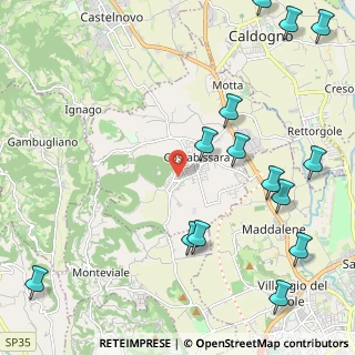 Mappa Via Firenze, 36030 Costabissara VI, Italia (2.91)